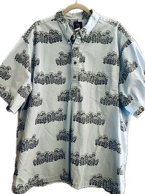 Sig Zane vintage Lehua Ohia in Sky Blue